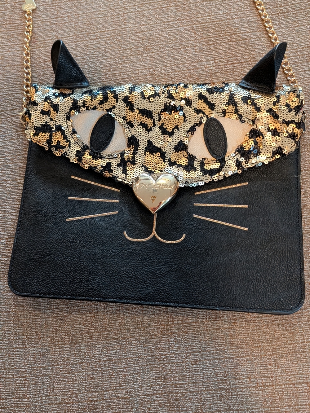 Betsey Johnson Leopard Crossbody Bag